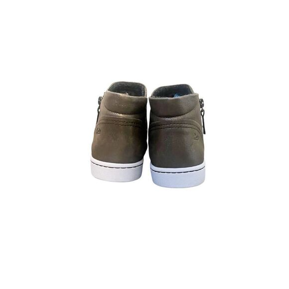 Clarks Pawley Joy Metallic Suede Slip On Side Zipper‎ Booties Size 8 - Picture 4 of 7